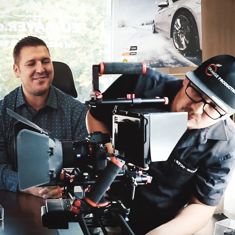 Fotograf bei der Arbeit in Aschaffenburg 